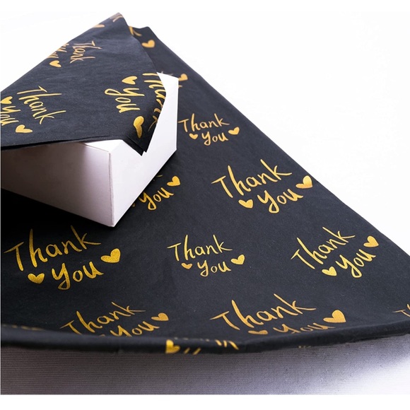 100 Thank You Tissue Paper Sheets, 20x14 PRICE IS FIRM - Picture 9 of 9